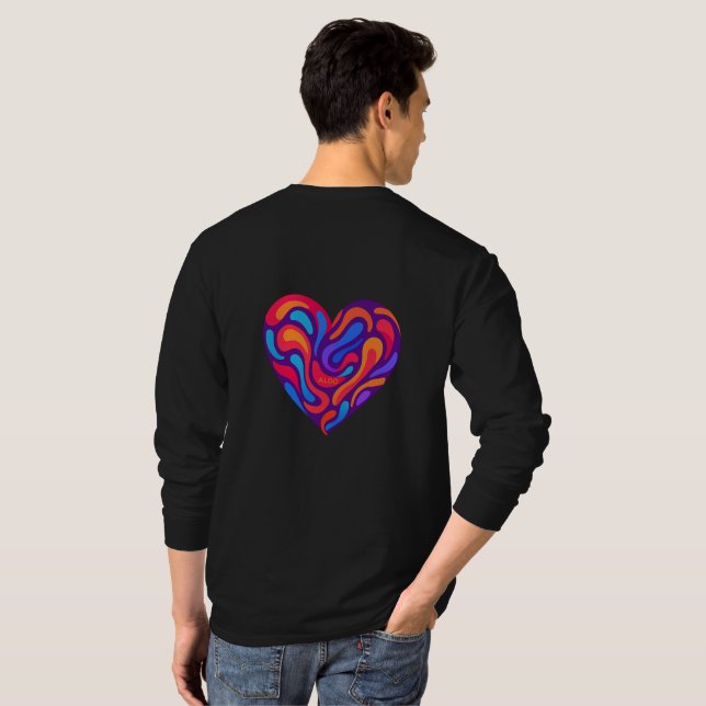 Camiseta "Capturado pelo Seu Amor" (Parte Traseira Completa)