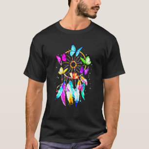 Camiseta Capturador de Sonhos Borboleta Amante de Borboleta