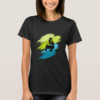 Camiseta Capturador Legal para Jogador de Softbol e Beisebo