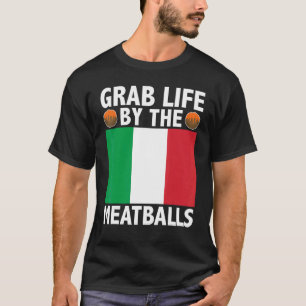 Camiseta Capturar A Vida Pela Bandeira Italiana Da Comida I