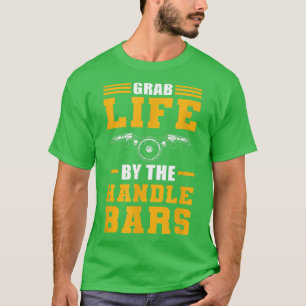 Camiseta Capturar a vida pelo motocicleta Handlebars