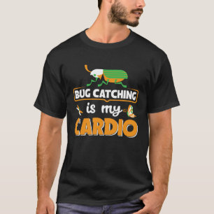 Camiseta Capturar insetos é meu cardiologista caçador de in
