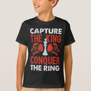 Camiseta Capturar O Rei Conquistar A Boxing Do Xadrez Do An