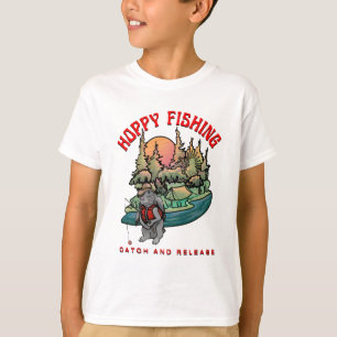 Camiseta Capturas e Libertação da Pesca Hoppy