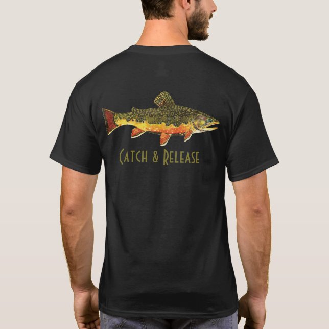 Camiseta Capturas e Libertação Luta contra a Pesca de Voo (Verso)