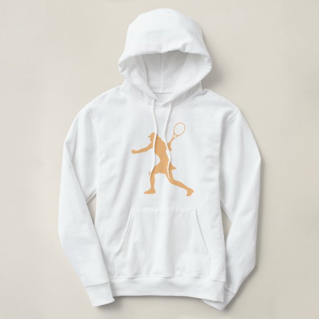 Camiseta Capuchinho de tênis de manga comprida para mulhere (Frente do Design)