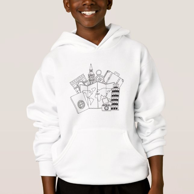 Camiseta capuz (Frente)