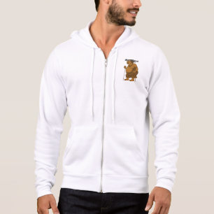 Camiseta Capuz com fecho total para homens Bella+Canvas