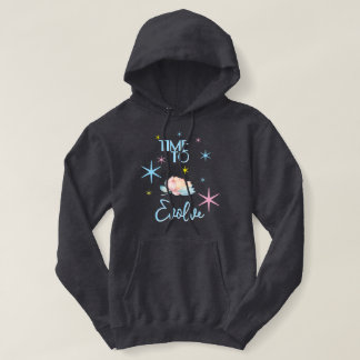 Camiseta Capuz Cosmic Lotus Hora de Evoluir