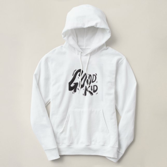 Camiseta Capuz de Bom Menino para Mulheres (Frente do Design)