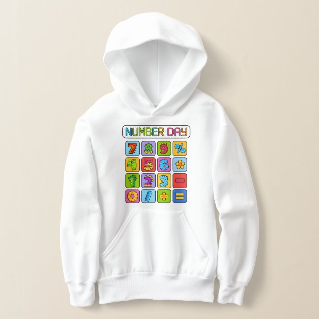 Camiseta Capuz de Calculadora de Ícones de Matemática do Di (Postura )