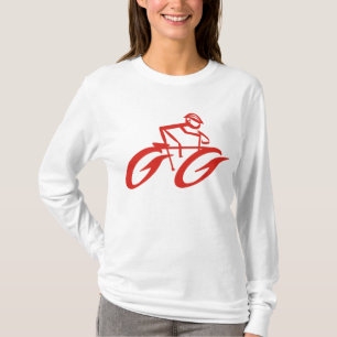 Camiseta Capuz de Esportes Abstract Cycler