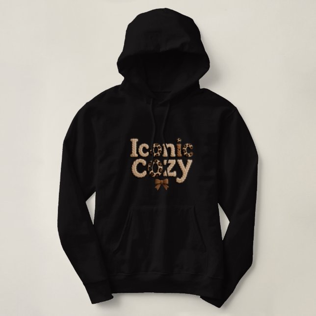 Camiseta Capuz de Estilo de Fio Falso da Mãe Icônica – P Co (Frente do Design)