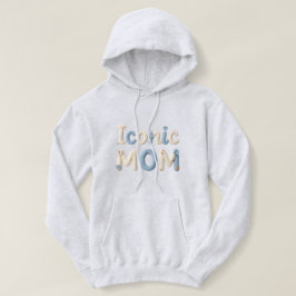 Camiseta Capuz de Estilo de Fio Falso de Mãe Icônica – Roup