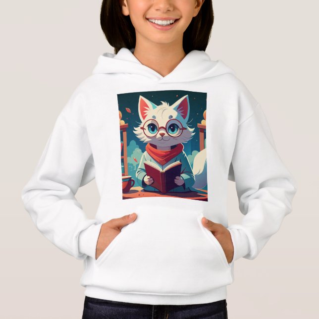 Camiseta capuz de gato (Frente)