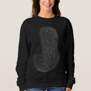 Camiseta Capuz de Guerreiro de Malha de Aço