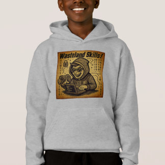 Camiseta capuz de hacking de terminal de habilidades e vant