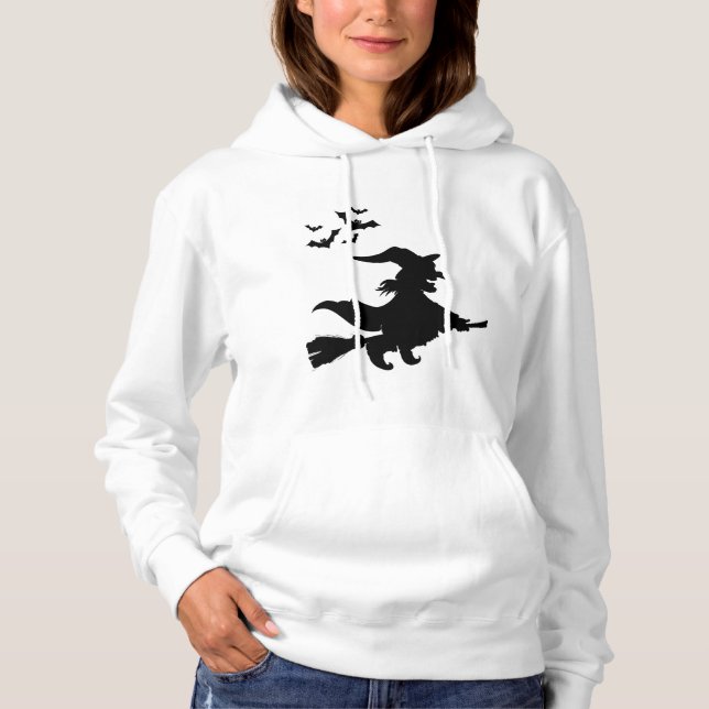 Camiseta Capuz de Halloween de Bruxa (Frente)