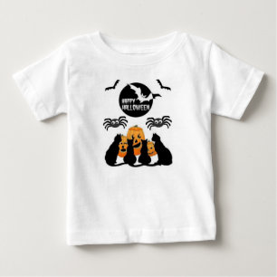 Camiseta Capuz de Halloween para crianças pequenas