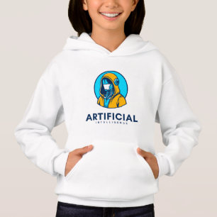 Camiseta Capuz de Inteligência Artificial Futurista