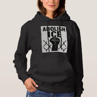 Camiseta Capuz de Protesto Abolir ICE – Justiça Imigratória