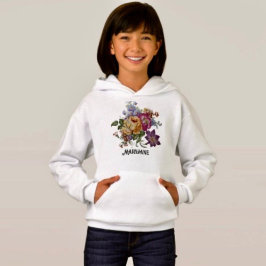 Camiseta Capuz Floral Fantasia