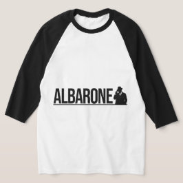 Camiseta Capuz gráfico de silhueta de gângster Albarone - p