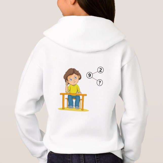 Camiseta capuz infantil (Verso)