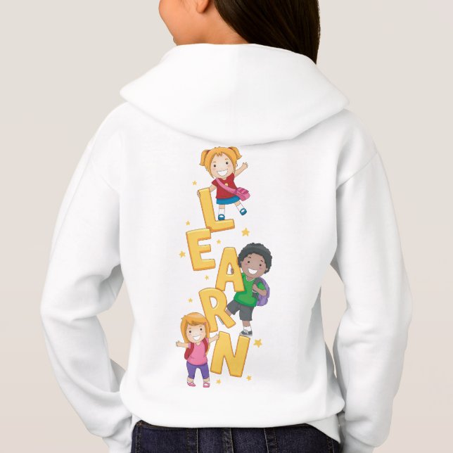 Camiseta capuz infantil (Verso)