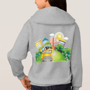 Camiseta capuz infantil