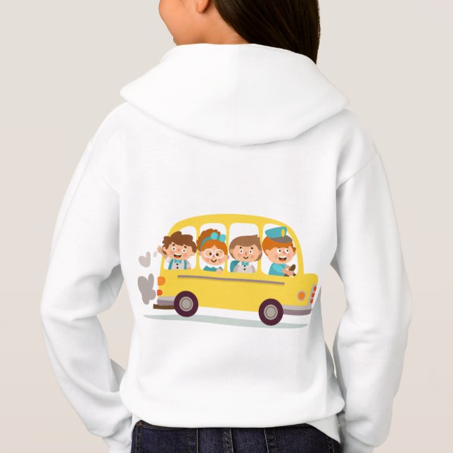 Camiseta capuz infantil (Verso)
