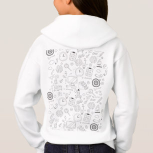 Camiseta capuz infantil