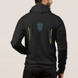 Camiseta Capuz Neon Cyberpunk Glitch Azul