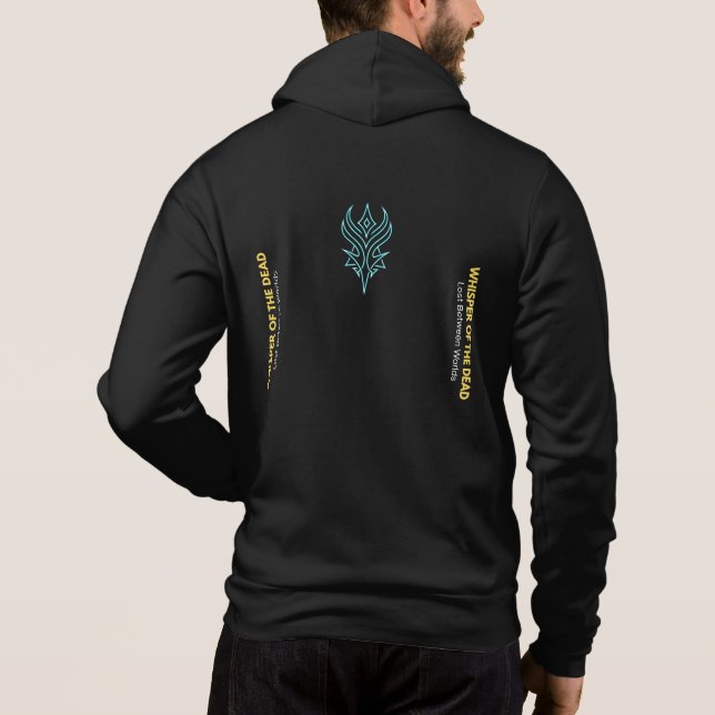 Camiseta Capuz Neon Cyberpunk | Glitch Azul (Verso)
