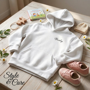 Camiseta Capuz Personalizado para Crianças com Nome Impress