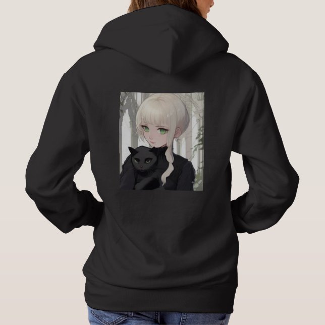 Camiseta Capuz Preto Xen (Verso)
