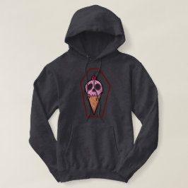 Camiseta Capuz unissex de sorvete assustador