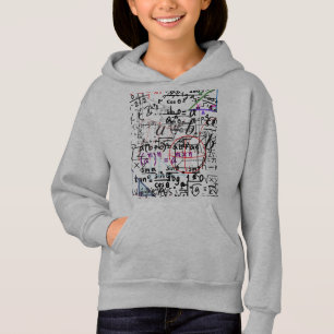 Camiseta capuzes de camisola cinza matemática padronizada