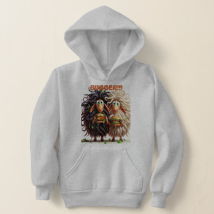 Camiseta capuzes para crianças