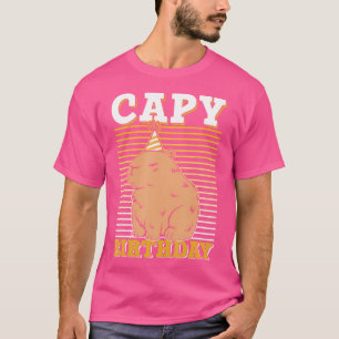Camiseta Capy Birthday Animal Rodent Capybaras Lover Capyba