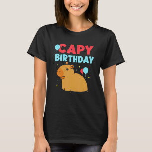 Camiseta Capy Birthday Capybara Animal Capybaras Rodent