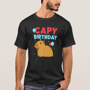 Camiseta Capy Birthday Capybara Animal Capybaras Rodent