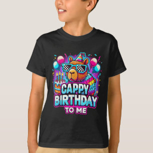Camiseta Capy Birthday Engraçado Cappy Aniversário Para Mim