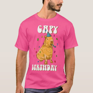 Camiseta Capy Birthday I Funny Capybara