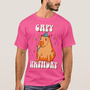 Camiseta Capy Birthday I Funny Capybara