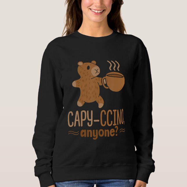 Camiseta Capy Ccino Anyone Capybaras Animal Capybara Rodent (Frente)