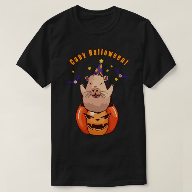 Camiseta Capy Halloween (Frente do Design)