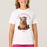 Capy Holidays Fúria Bonita Capybara Feliz Natal
