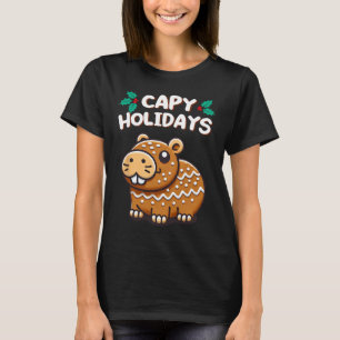 Camiseta Capy Holidays Natal Baking Gingercake Cookie