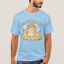 Capy Vibes Only Fofo Capivara Kawaii